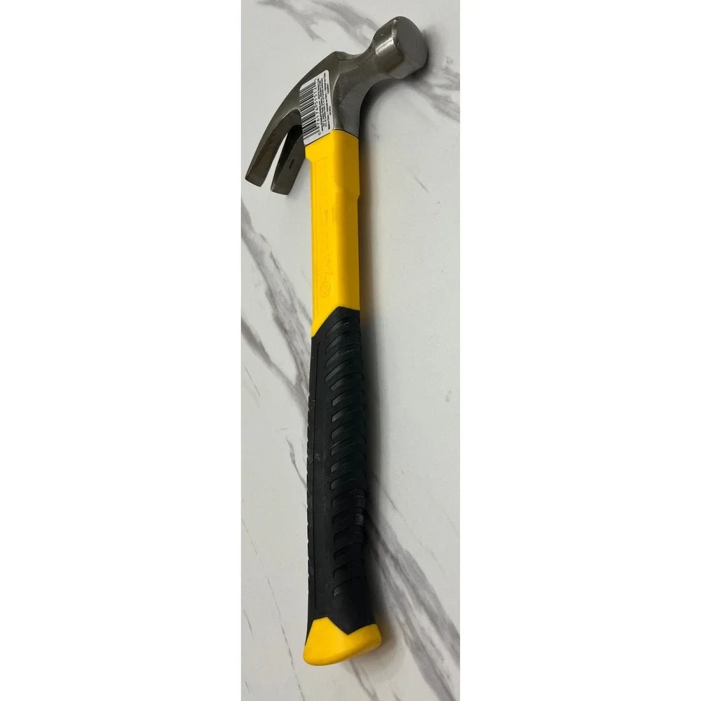 Stanley 16 oz Fiberglass Curved Claw Hammer Yellow Black STHT51512 Hand Tool - Picture 4 of 4